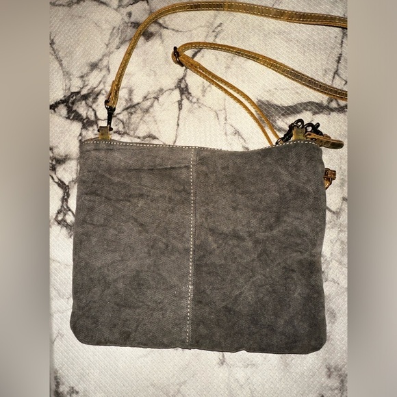 Myra Bag women’s boho leather women crossbody purse bag - Picture 3 of 9